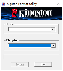 金士顿u盘修复工具(Kingston Format Utility) 金士顿u盘修复工具(Kingston Format Utility)