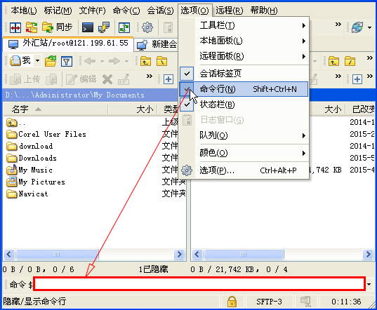 WinSCP(SFTP客户端) WinSCP(SFTP客户端)