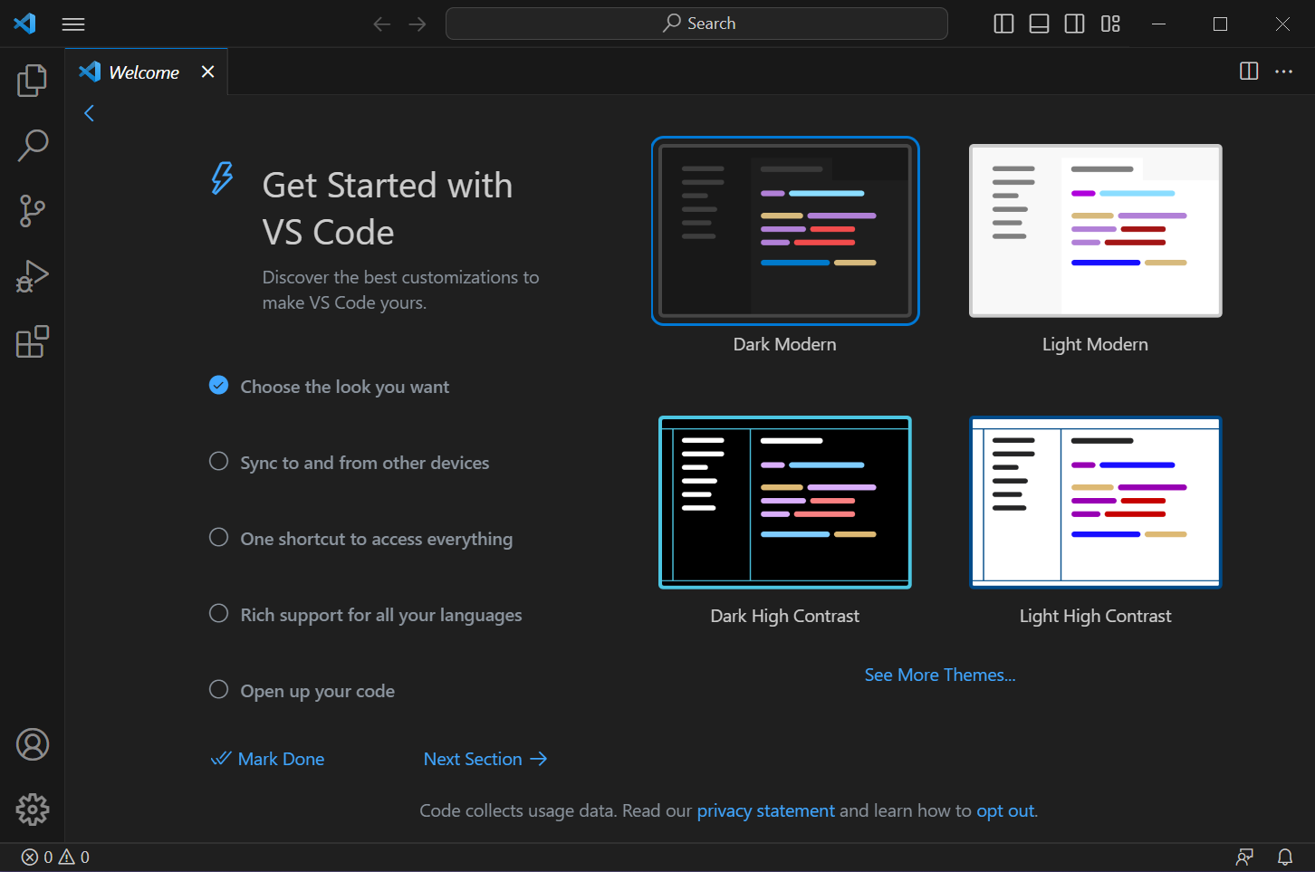 Visual Studio Code(vscode代码编辑器) Visual Studio Code(vscode代码编辑器)