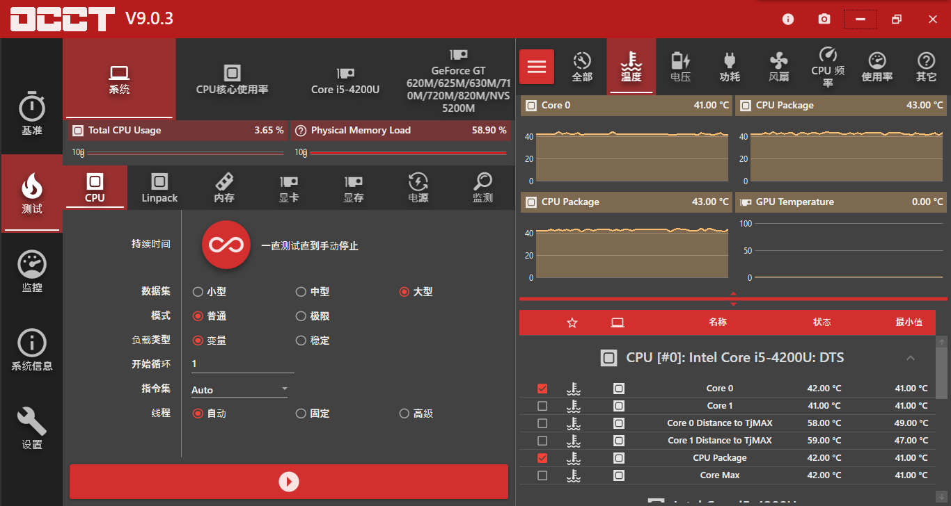 OCCT(电脑电源测试软件) OCCT(电脑电源测试软件)