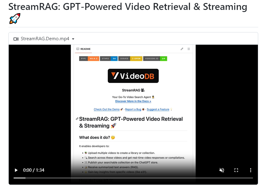 StreamRAG:支持搜索视频任意时刻并返回一个视频剪辑 StreamRAG:支持搜索视频任意时刻并返回一个视频剪辑