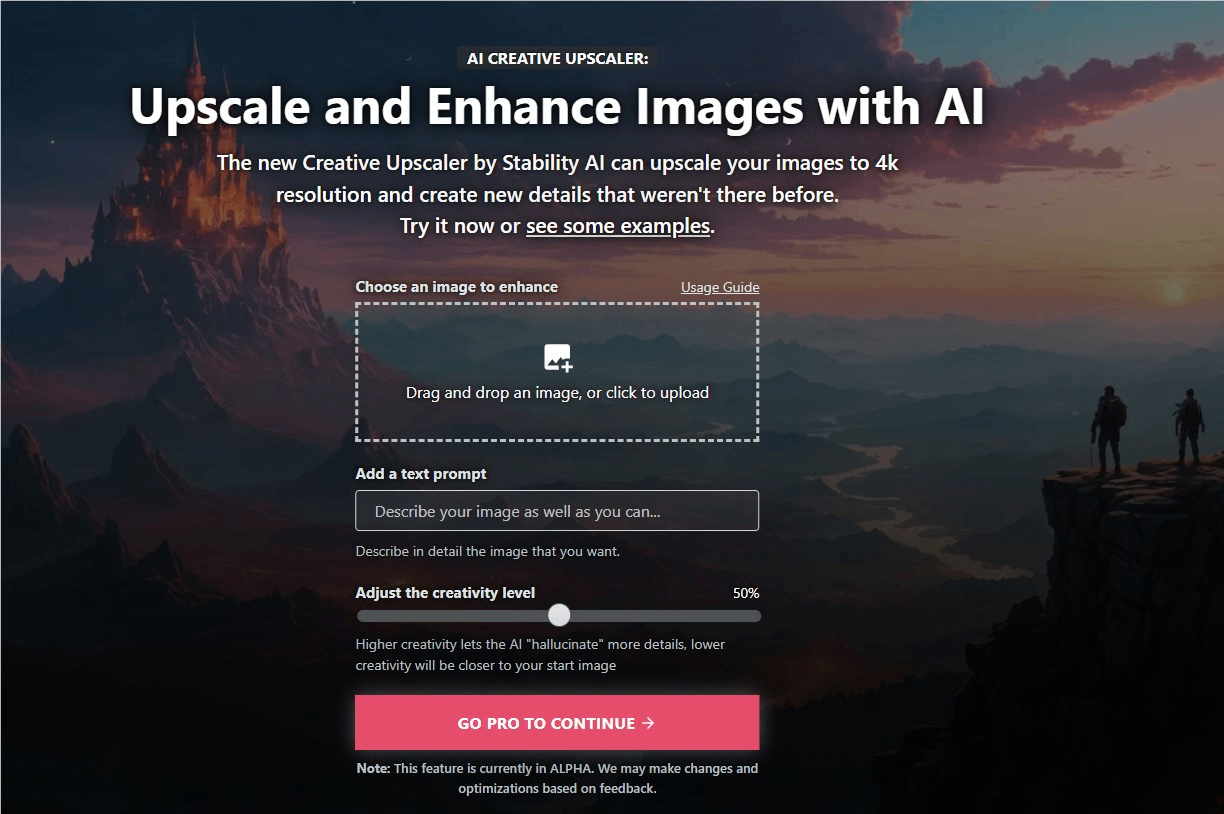 Stability AI推图像高清放大工具Creative Upscaler Stability AI推图像高清放大工具Creative Upscaler