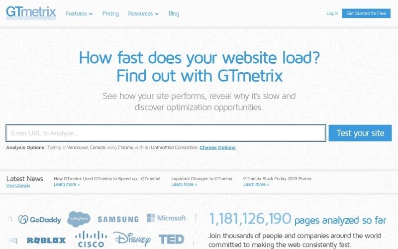 GTmetrix