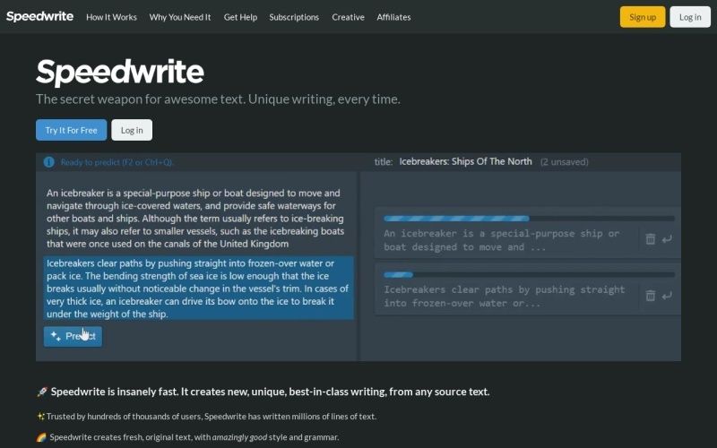Speedwrite