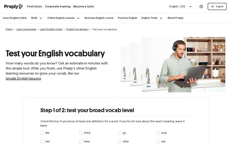 test your vocabulary