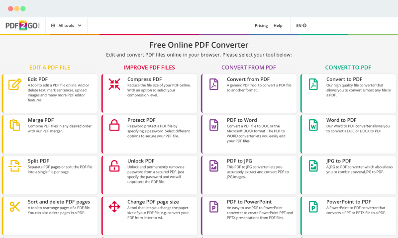 pdf2go pdf2go