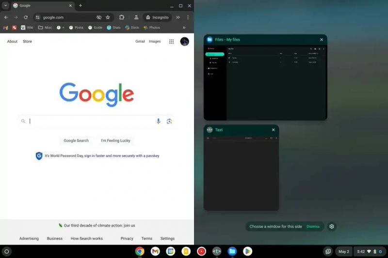 ChromeOS 迎 M124 更新:更快分屏操作和 Wi-Fi 流量优先级管理 ChromeOS 迎 M124 更新:更快分屏操作和 Wi-Fi 流量优先级管理