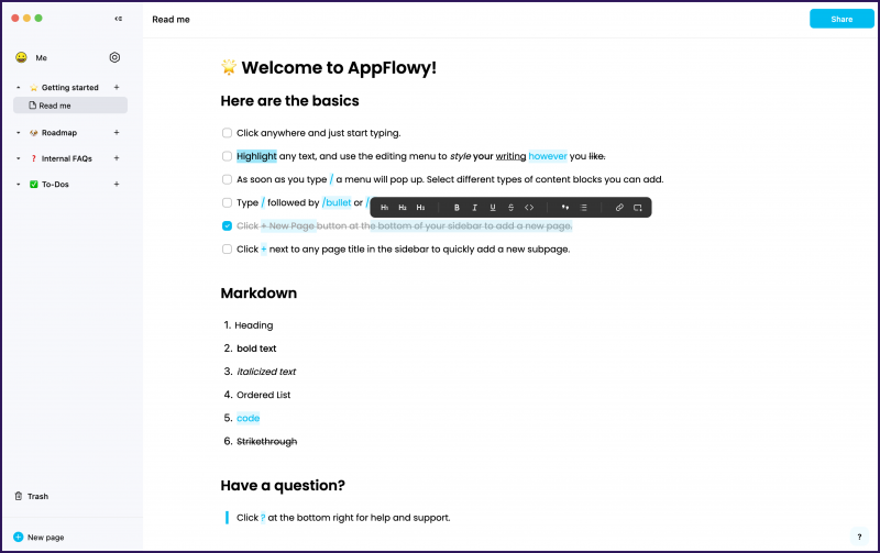 AppFlowy(开源免费的笔记软件) AppFlowy(开源免费的笔记软件)