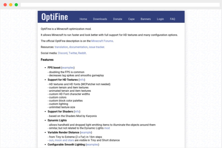 Optifine Optifine