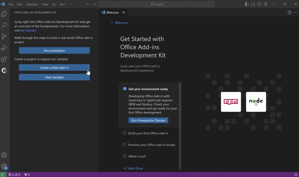 微软 Visual Studio Code 推出 Office 加载项开发工具预览版 微软 Visual Studio Code 推出 Office 加载项开发工具预览版