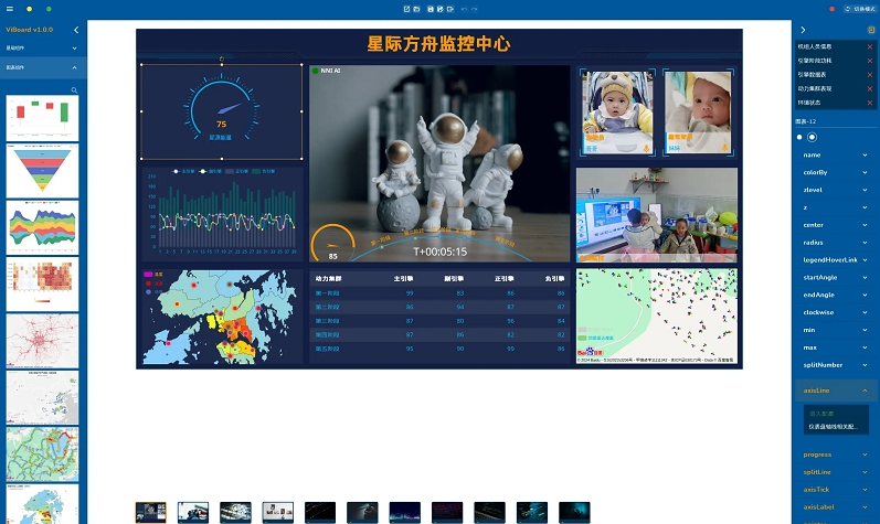 ViBoard(开源数据可视化大屏软件) ViBoard(开源数据可视化大屏软件)