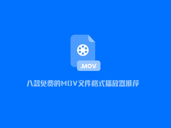 MOV播放器有哪些？8 款免费的MOV文件格式播放器推荐