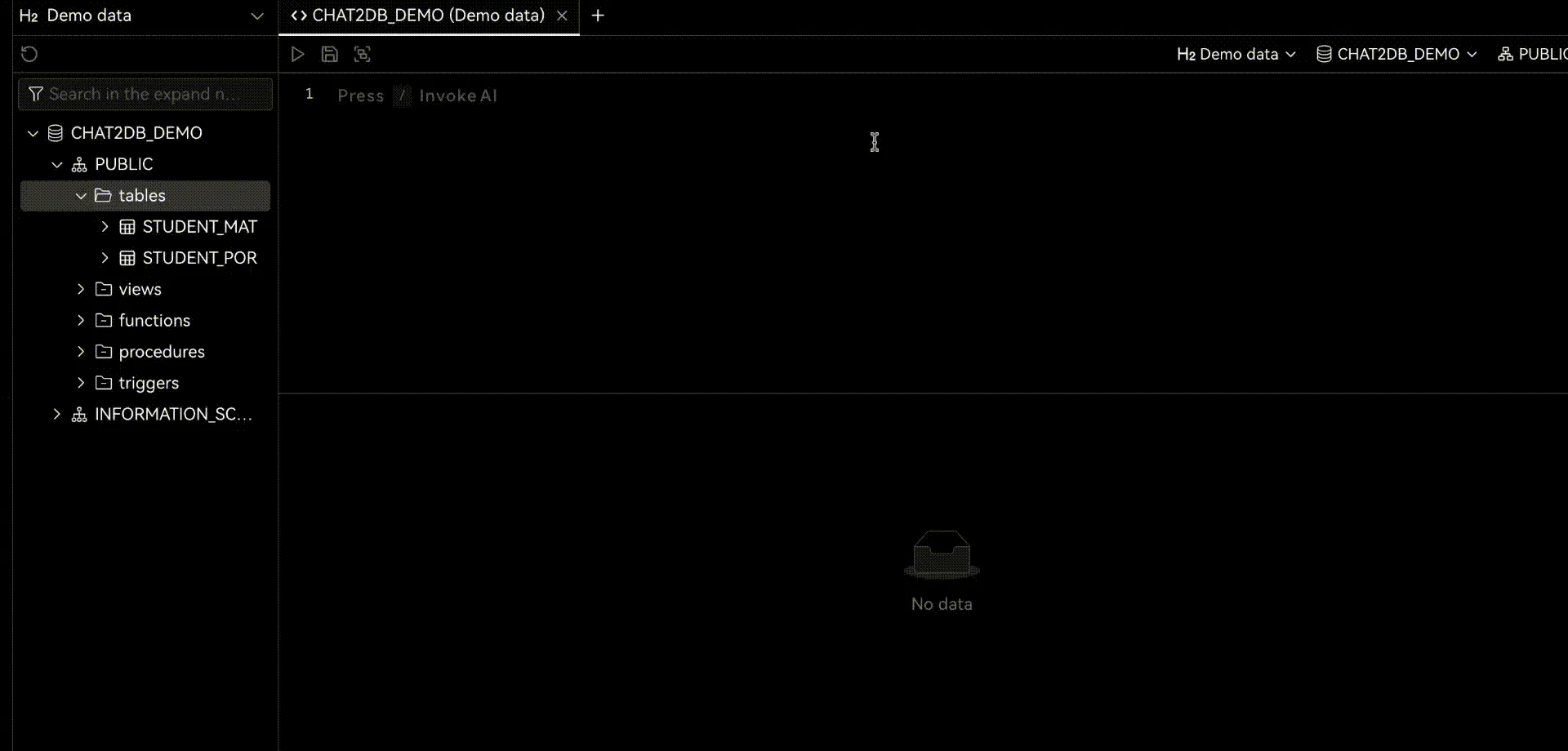 Chat2DB(开源免费的AI数据库管理工具) Chat2DB(开源免费的AI数据库管理工具)