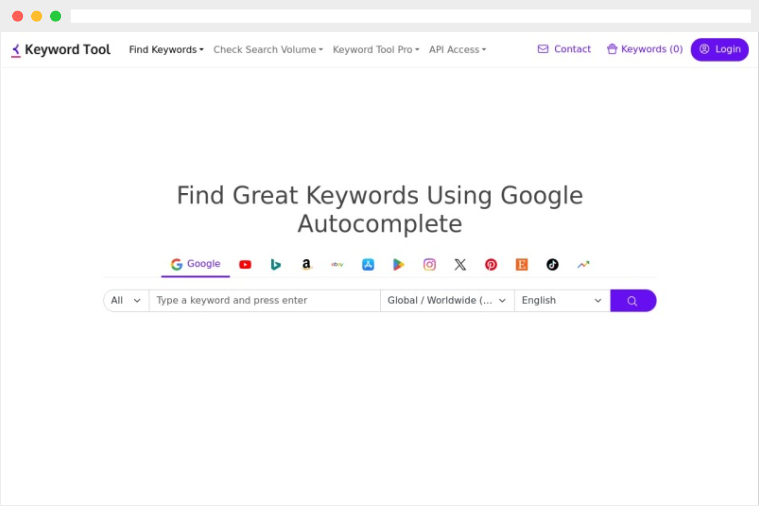 KeywordTool.io