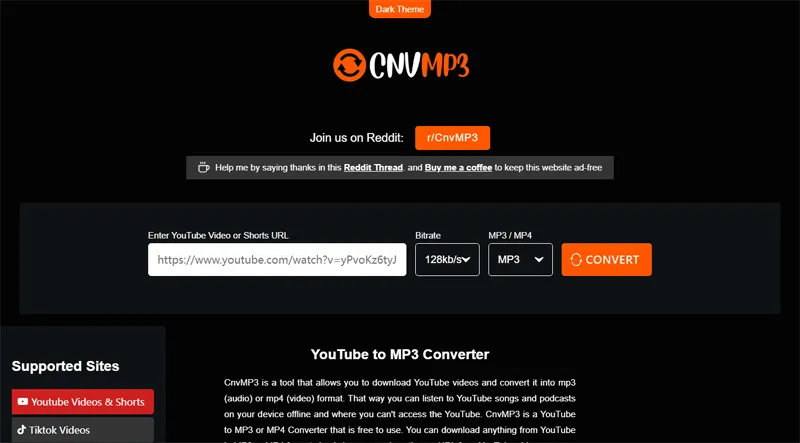 CnvMP3 CnvMP3
