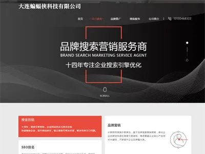 HTML响应式SEO排名优化公司网站源码