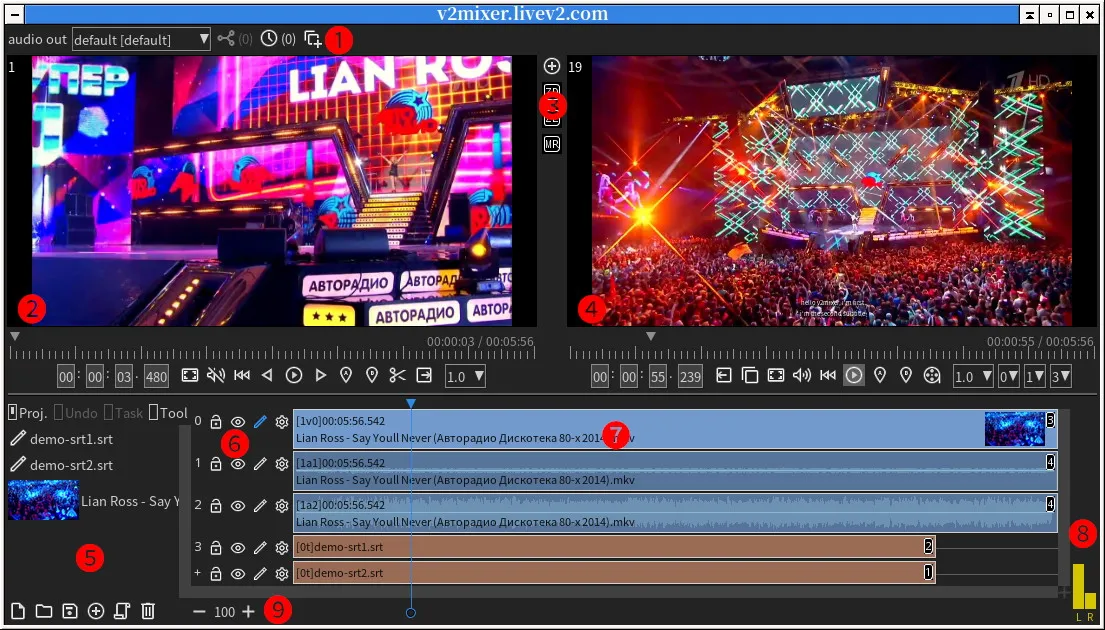 v2Mixer(跨平台音视频编辑软件) v2Mixer(跨平台音视频编辑软件)