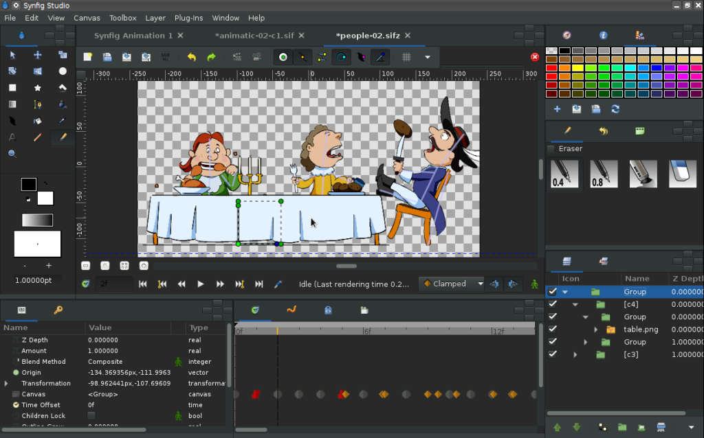 Synfig Studio(开源2D矢量动画制作软件) Synfig Studio(开源2D矢量动画制作软件)