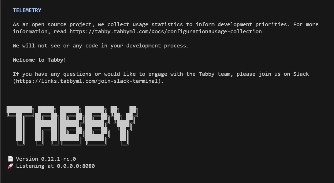 Tabby(开源AI编程助手) Tabby(开源AI编程助手)