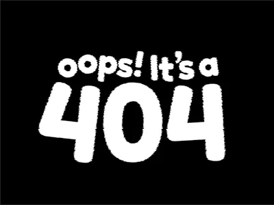 文字抖动动画特效404错误页面HTML源码