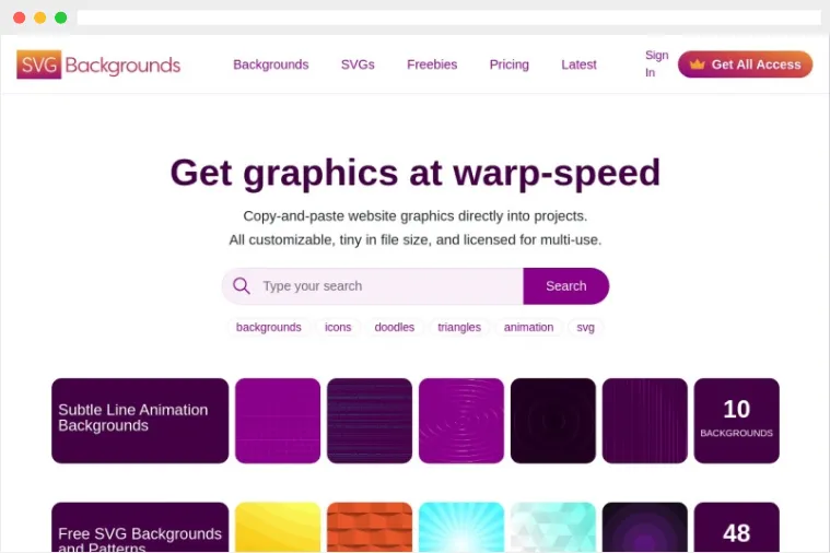 SVG Backgrounds