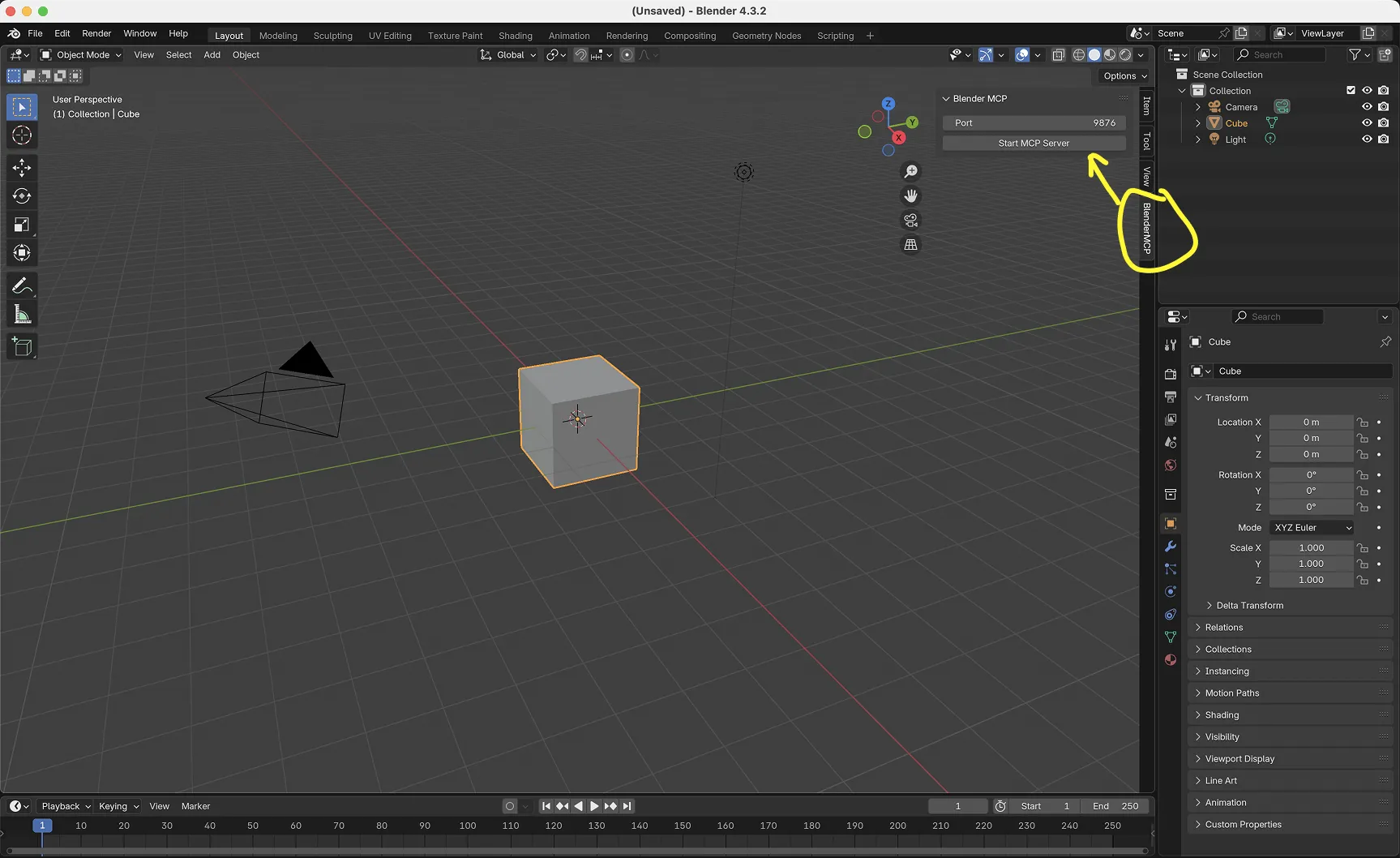 BlenderMCP：基于MCP协议将Blender连接到Claude AI的3D建模工具