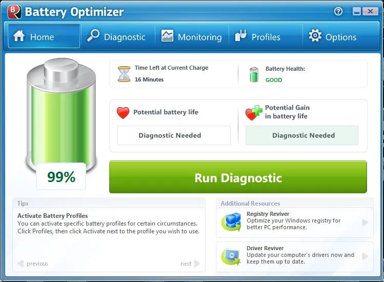 Battery Optimizer(笔记本电池优化管理软件) Battery Optimizer(笔记本电池优化管理软件)