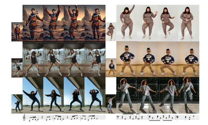 X-Dancer:基于Transformer-Diffusion框架的音乐驱动高保真舞蹈视频生成系统 X-Dancer:基于Transformer-Diffusion框架的音乐驱动高保真舞蹈视频生成系统
