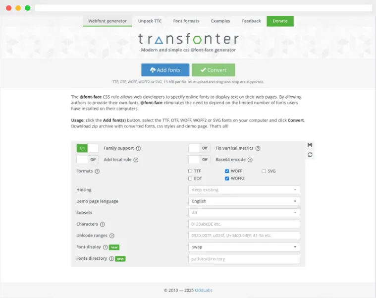 Transfonter