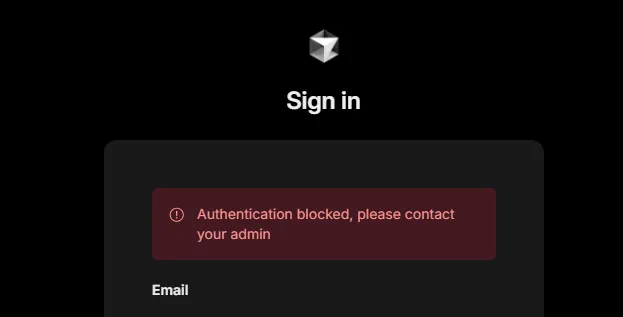 Cursor登录提示“Authentication blocked, please contact your admin”的原因及解决方法 Cursor登录提示“Authentication blocked, please contact your admin”的原因及解决方法