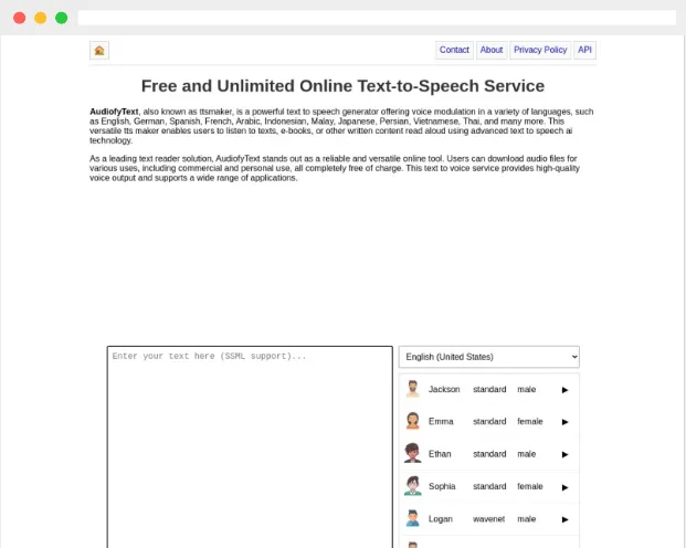 AudiofyText