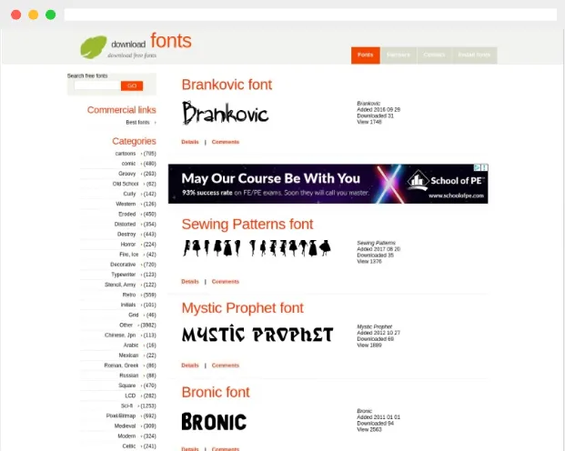 Dfonts