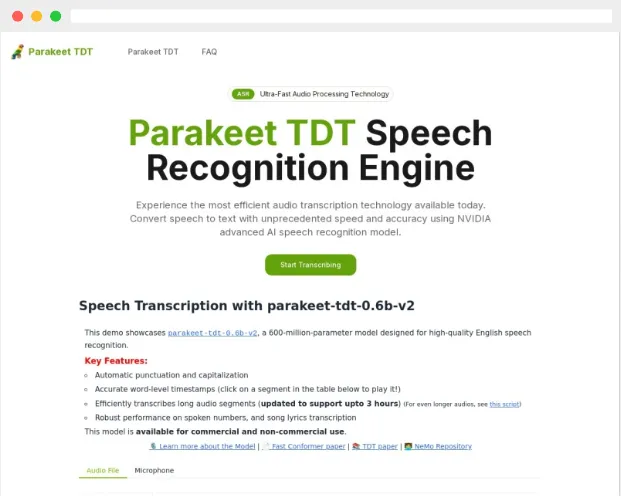 Parakeet TDT