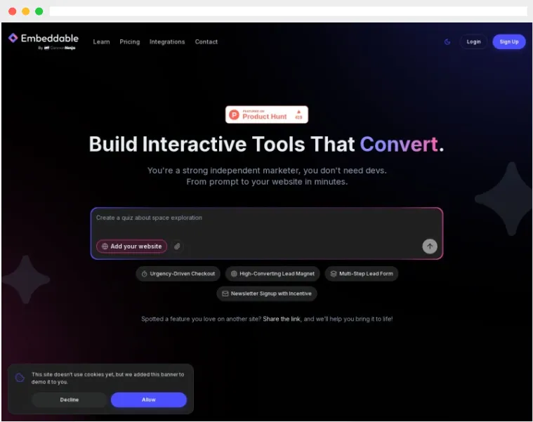 Embeddable