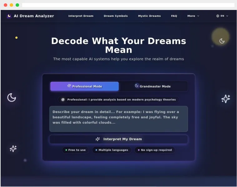 AI Dream Analyzer